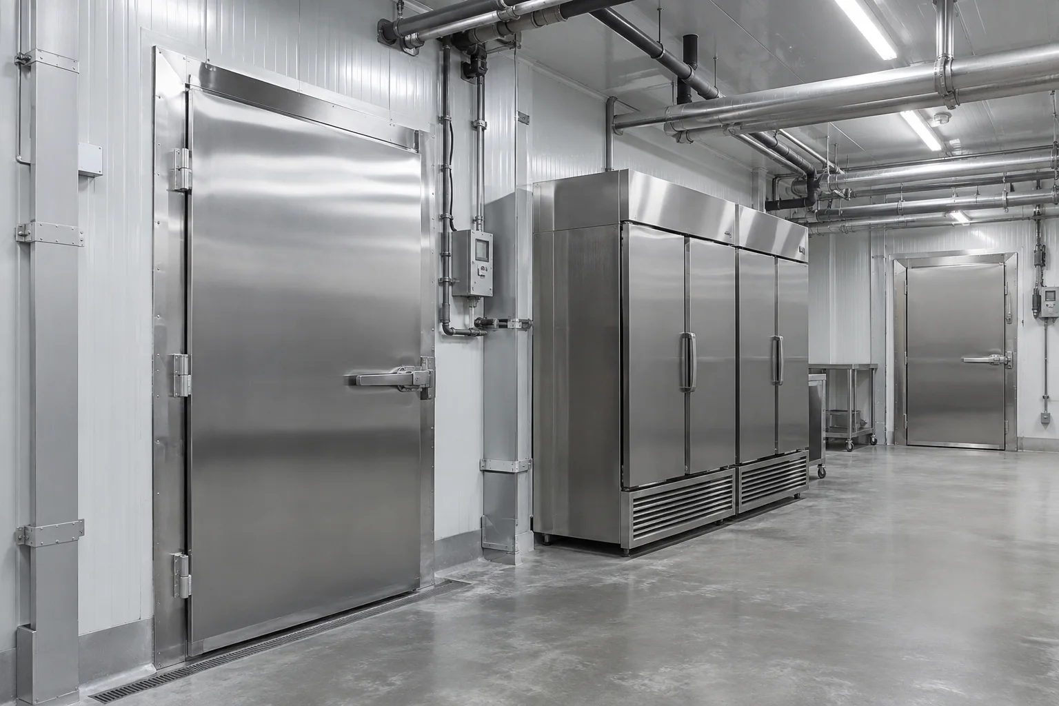 Equipamentos e câmaras de refrigeração comercial em aço inox